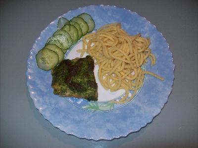 Wildlachsfilet mit Spätzle